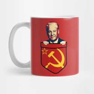 Boris Yeltsin Communism Chest Pocket Mug